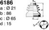 DEPA 6186 Bellow Set, drive shaft